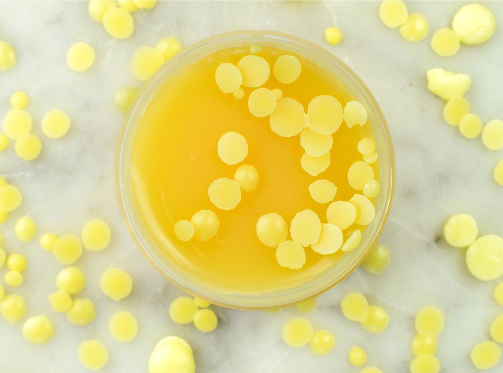 Beauty balm in pot met cacaoboter en candelillawas