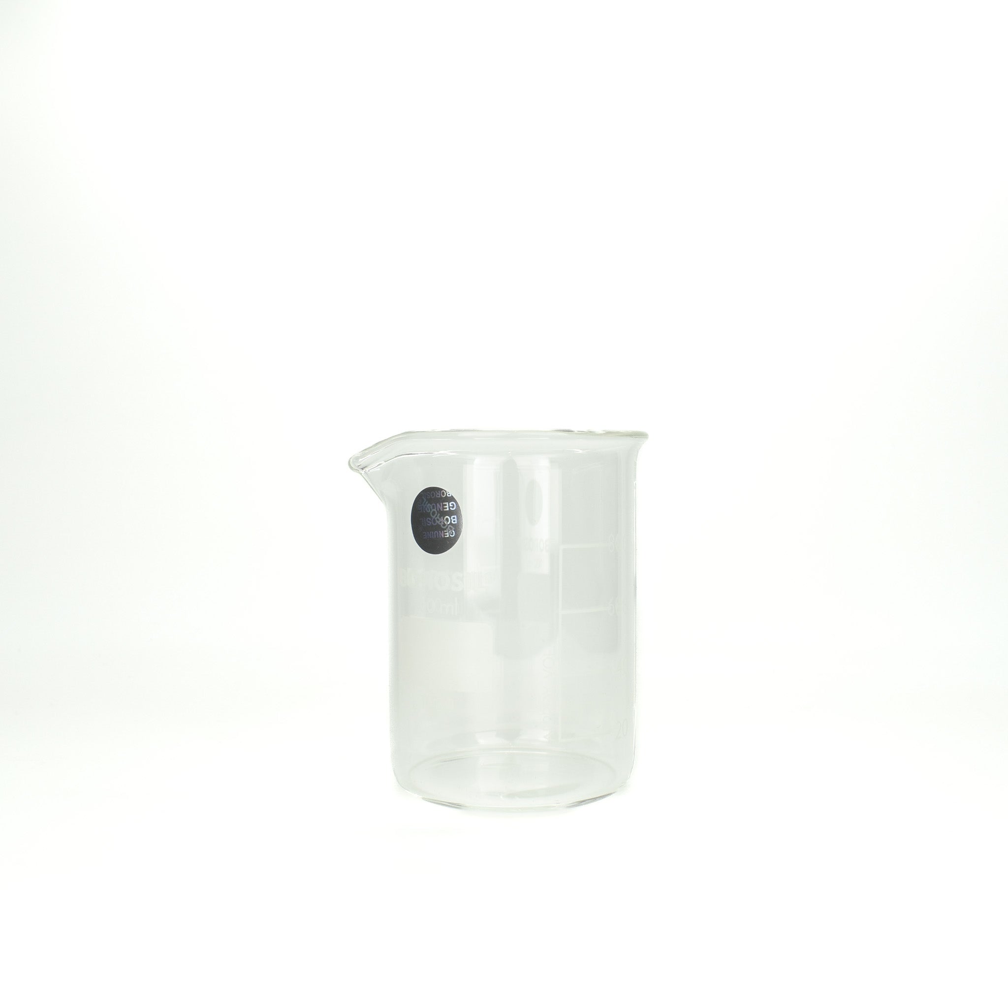 Glazen maatbekers van hittebestendig Borosilicaat glas 100ml