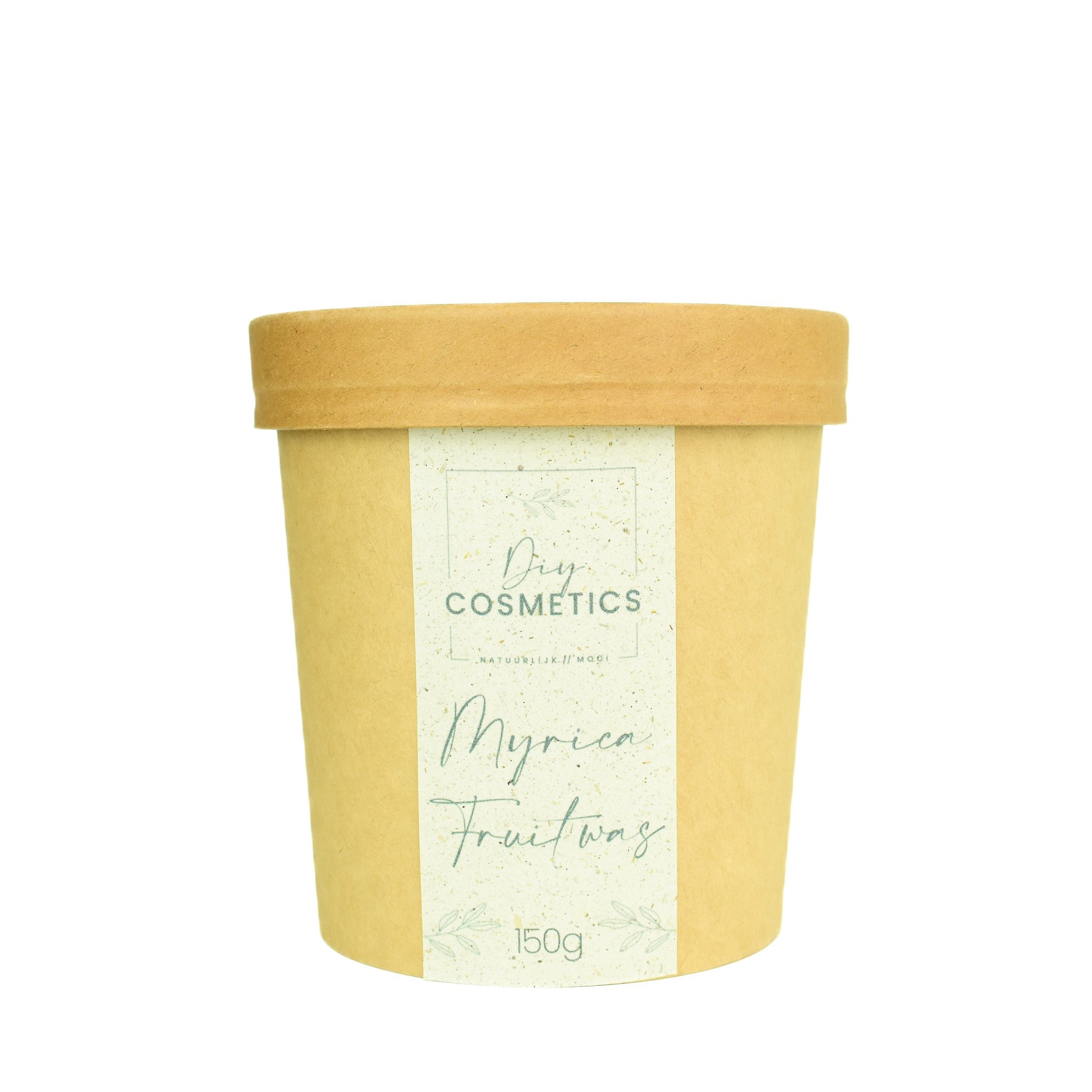 Kartonnen beker met 150 g Myrica Fruitwas