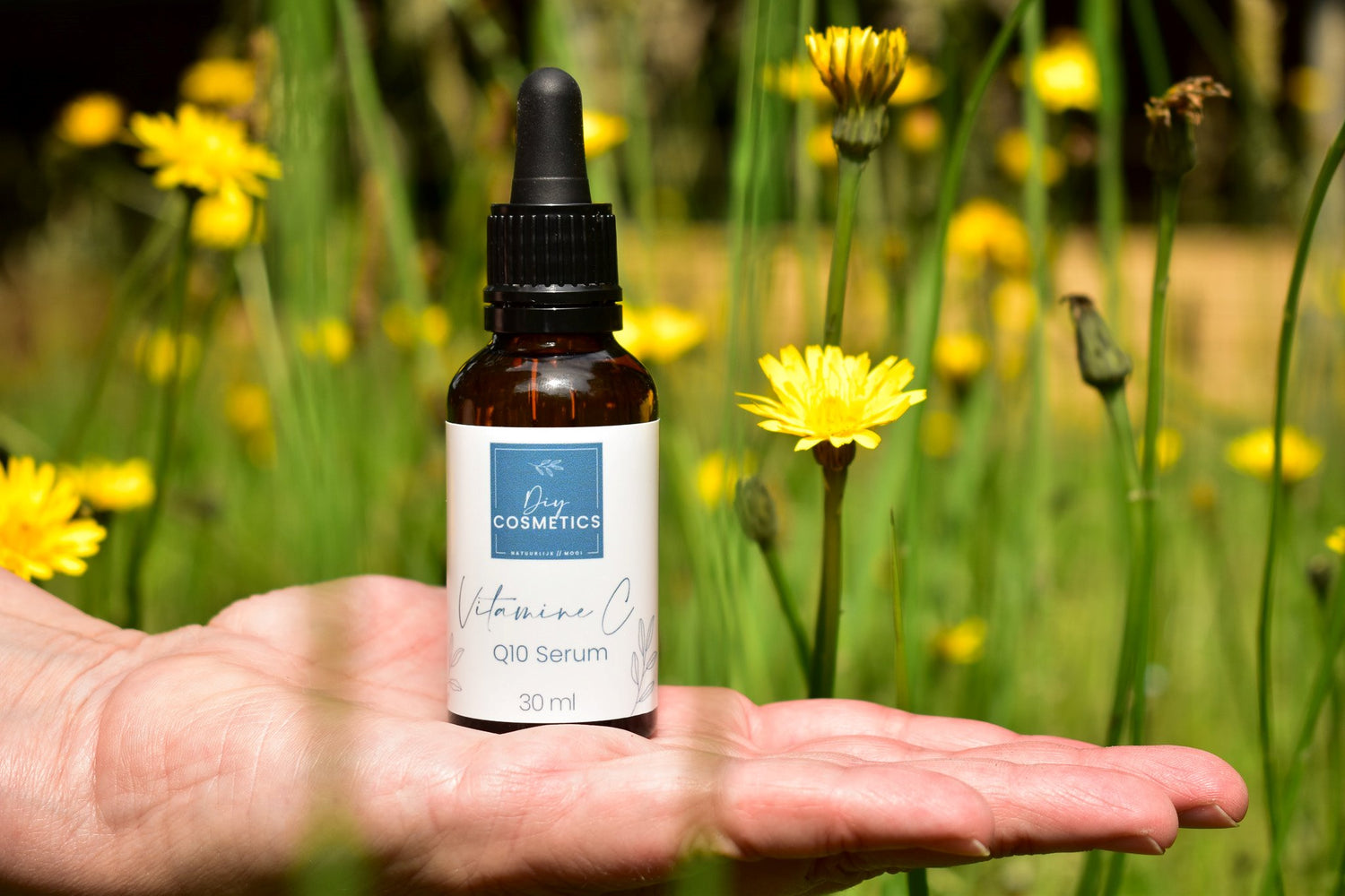 Foto serum vitamine C paardenbloemen