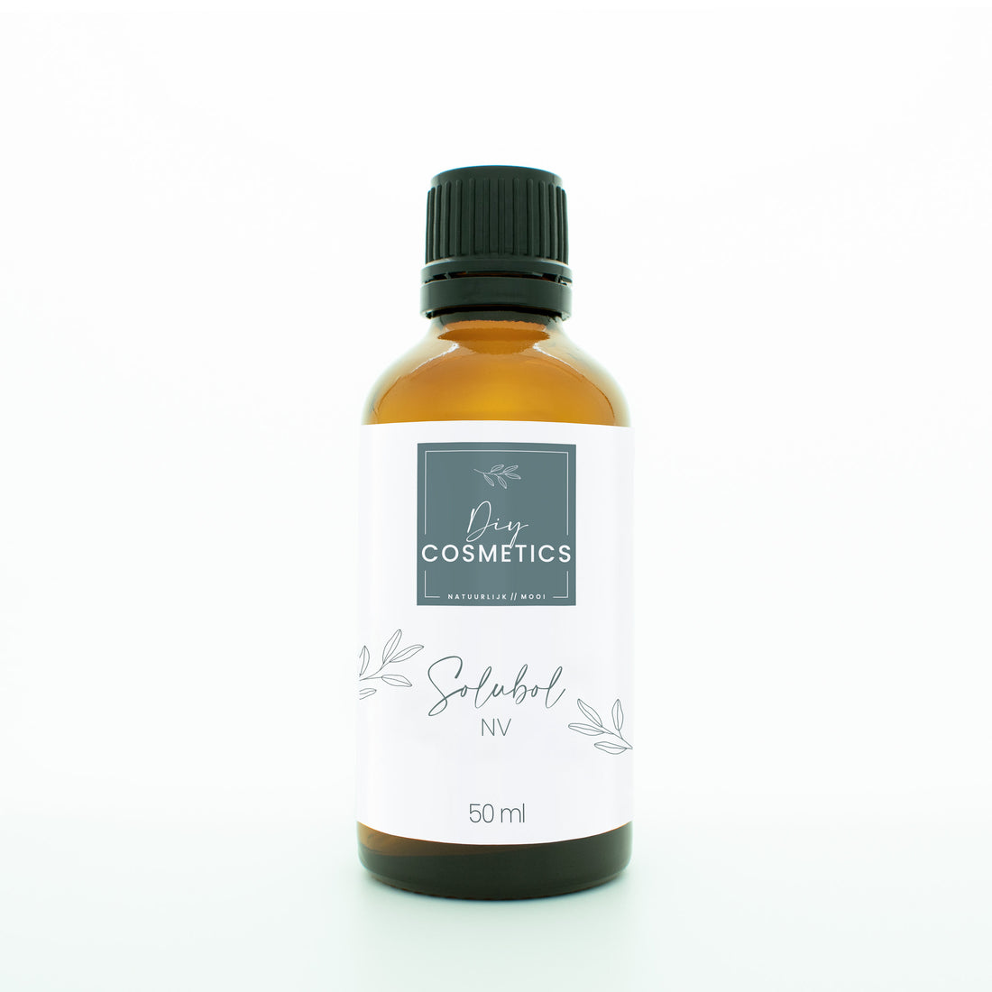 Amber flesje met 50ml Solubol