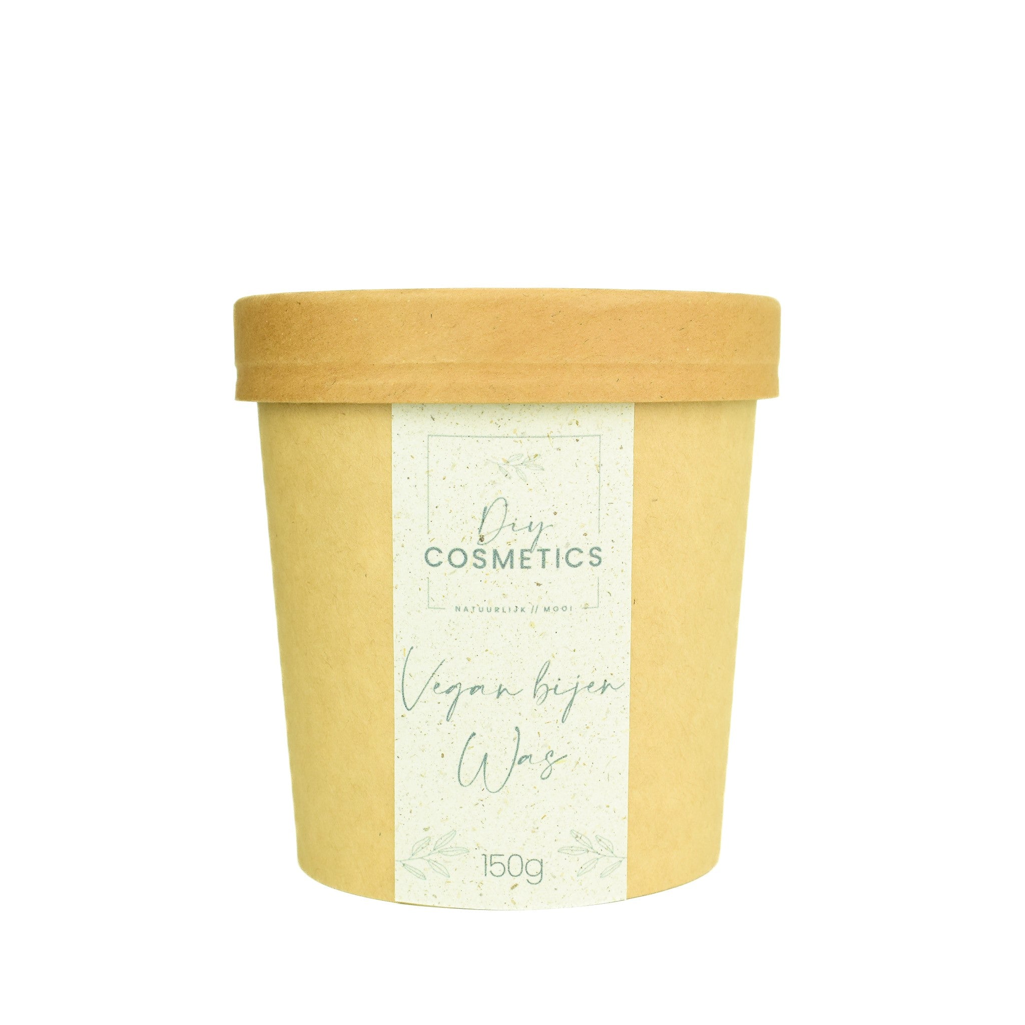 Beker met 150 g vegan bijenwas