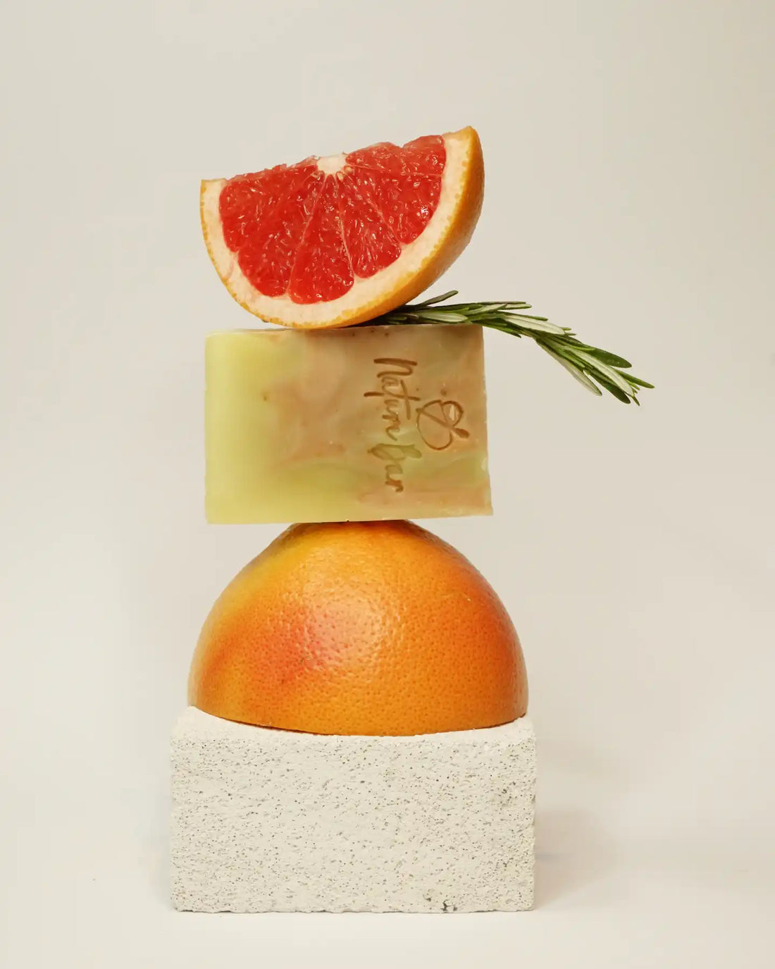 Zeep grapefruit en rozemarijn