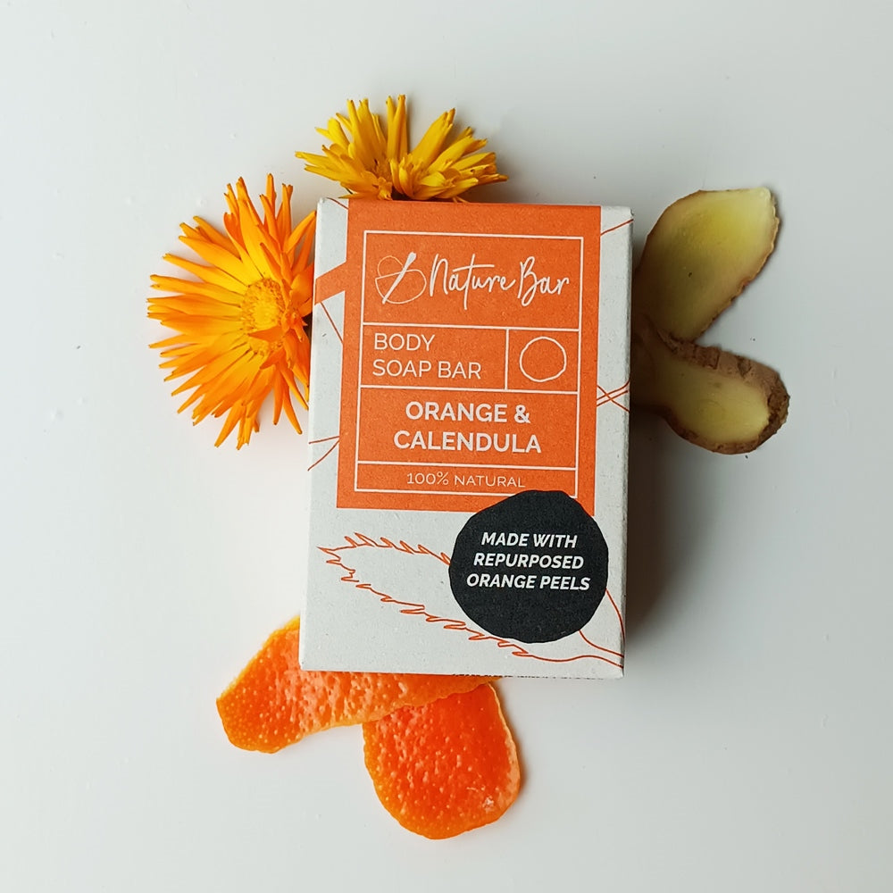 Zeep sinasappel en calendula