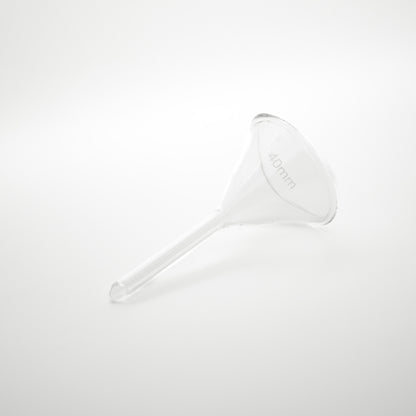 Trechter van glas 40 mm diameter