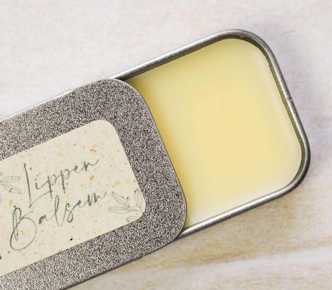 Lipbalsem in aluminium blikje