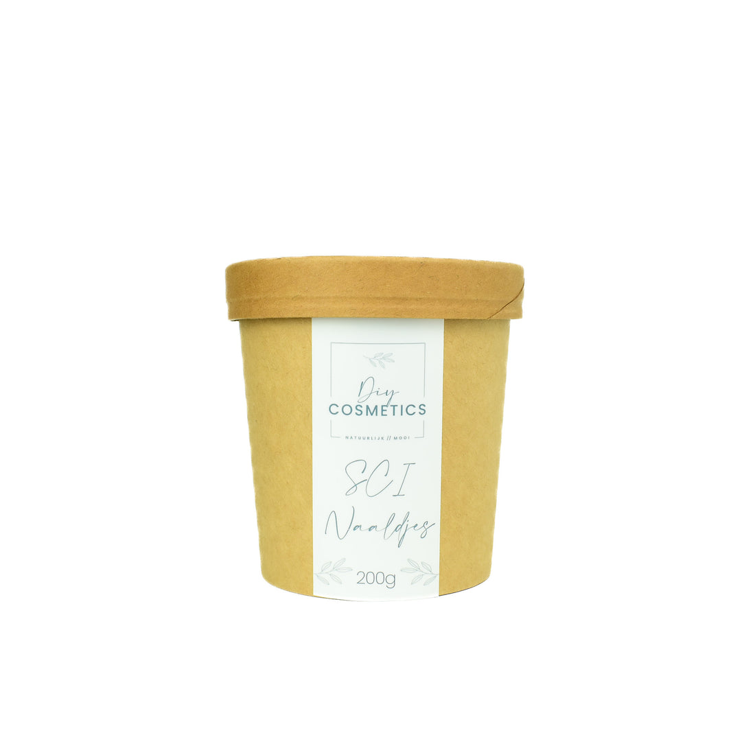 SCI naaldjes (Natrium cocoyl isethionaat) in kartonnen beker