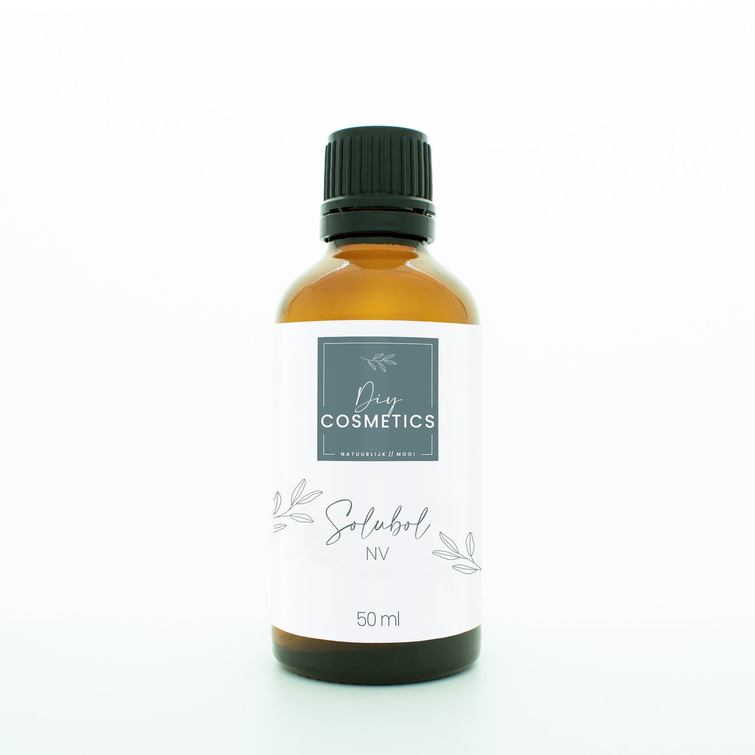 Amber flesje met 50ml Solubol