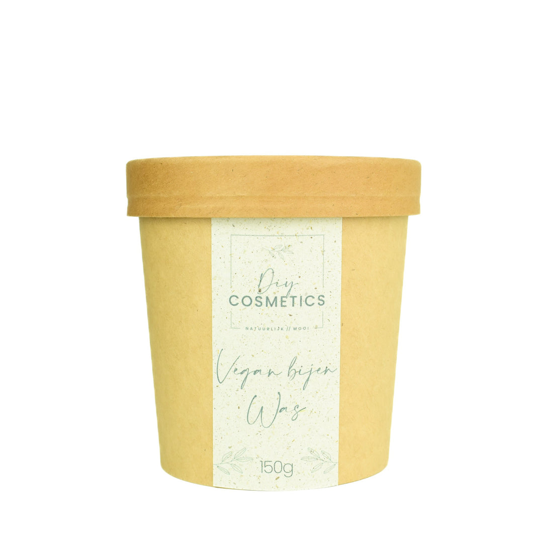 Beker met 150 g vegan bijenwas