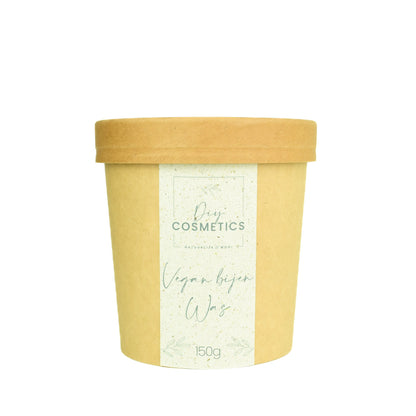 Beker met 150 g vegan bijenwas